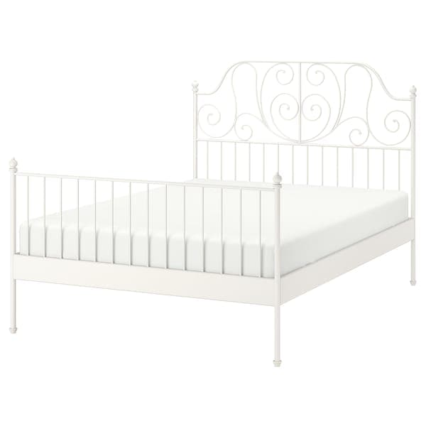 LEIRVIK Bed structure - white/Leirsund 140x200 cm , 140x200 cm