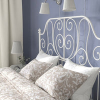 LEIRVIK Bed structure - white/Leirsund 160x200 cm , 160x200 cm - best price from Maltashopper.com 19277319