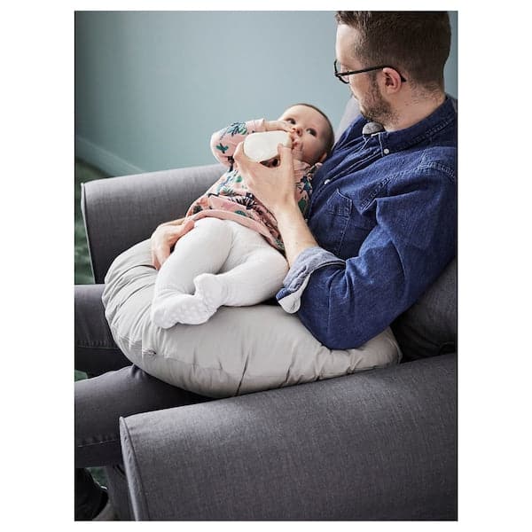 LEN Breastfeeding pillow - grey 60x50x18 cm , 60x50x18 cm - best price from Maltashopper.com 20400243