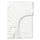LEN fitted sheet, white, 80x130 cm