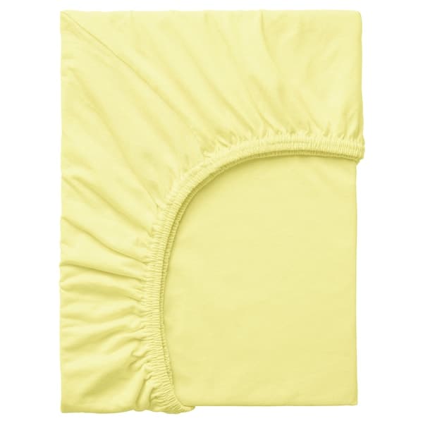 LEN Sheet with corners - yellow 80x165 cm , 80x165 cm - best price from Maltashopper.com 40465304