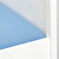 LEN Fitted sheet for cot, light blue, 2 pack  60x120 cm , 60x120 cm - best price from Maltashopper.com 90427102