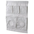 LEN hanging storage, dotted/light grey, 45x64 cm