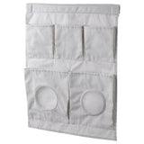 LEN hanging storage, dotted/light grey, 45x64 cm