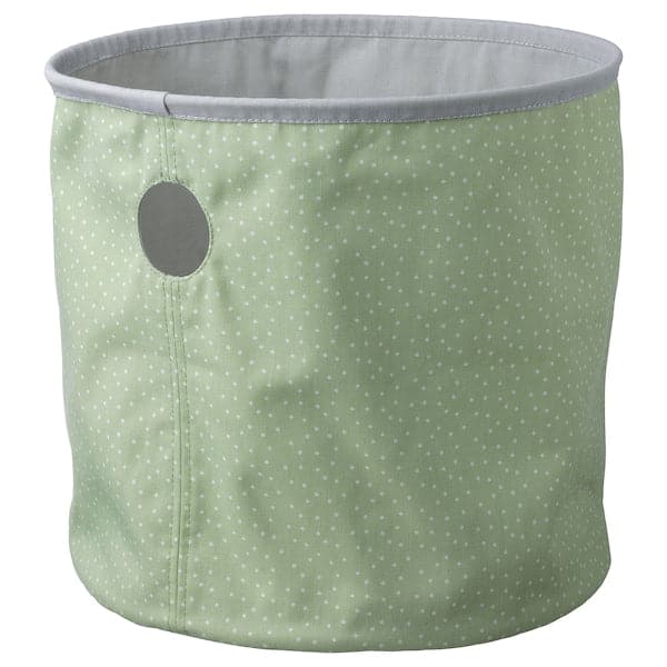 LEN - Storage bag, dotted green/light grey - best price from Maltashopper.com 70543268