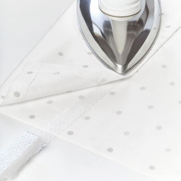 Ikea LEN - Curtains with tie-backs, 1 pair, dotted/white, 120x300 cm