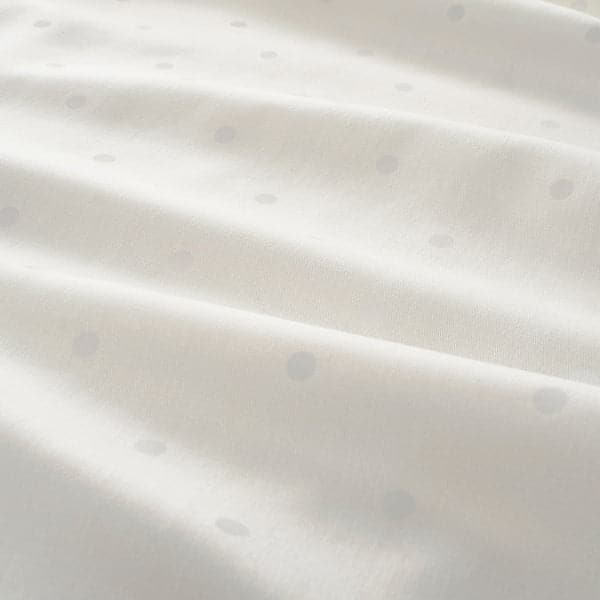 Ikea LENAST - Cot border, polka dot/white, 60x120 cm