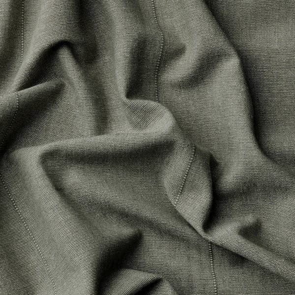 Ikea LENDA - Curtain with bracelet, 2 sheets, light grey-green, , 140x300 cm