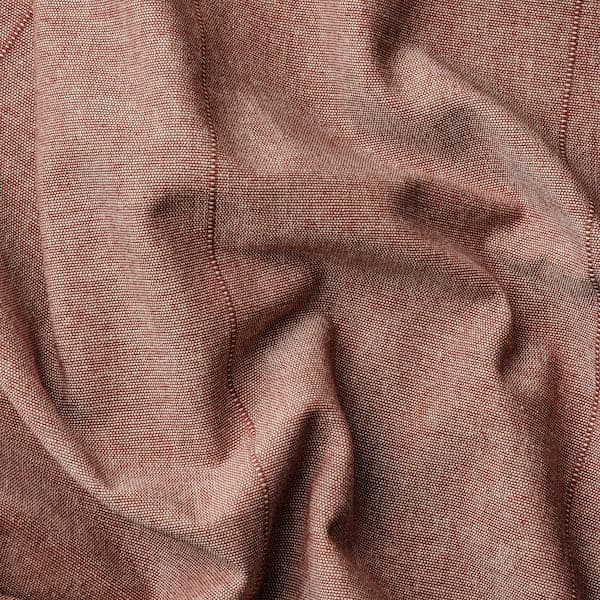 LENDA - Curtain with bracelet, 2 sheets, brown-red, , 140x300 cm - best price from Maltashopper.com 30559195