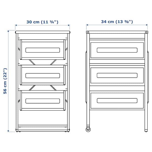 LENNART - Drawer unit, white - best price from Maltashopper.com 30326177