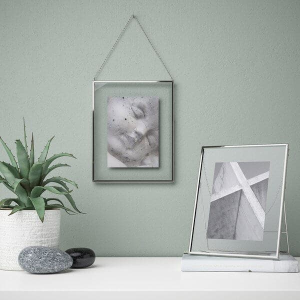 Ikea LERBODA - Frame, silver-colour, 20x25 cm