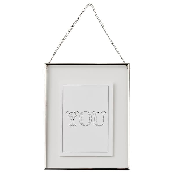Ikea LERBODA - Frame, silver-colour, 20x25 cm
