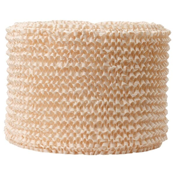 LERGRYN - Lamp shade, knitted beige/handmade, 42 cm