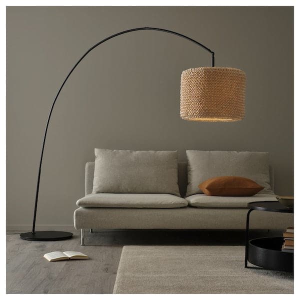 LERGRYN - Lamp shade, knitted beige/handmade, 42 cm - best price from Maltashopper.com 60496615