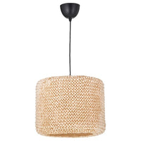 LERGRYN / SUNNEBY - Pendant lamp, beige/black, 42 cm - best price from Maltashopper.com 79428198