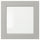 LERHYTTAN glass door, light grey, 40x40 cm