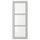 LERHYTTAN glass door, light grey, 40x100 cm