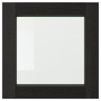LERHYTTAN - Glass door, black stained, 40x40 cm - best price from Maltashopper.com 00356081
