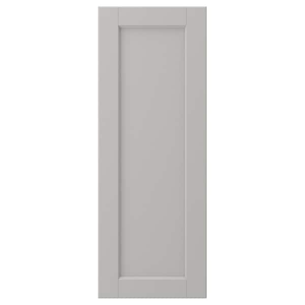 LERHYTTAN - Door, light grey, 30x80 cm