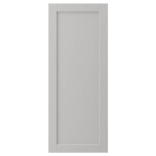 LERHYTTAN - Door, light grey, 40x100 cm