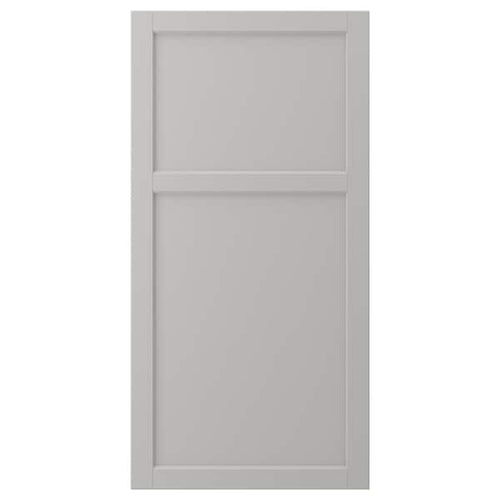 LERHYTTAN - Door, light grey, 60x120 cm