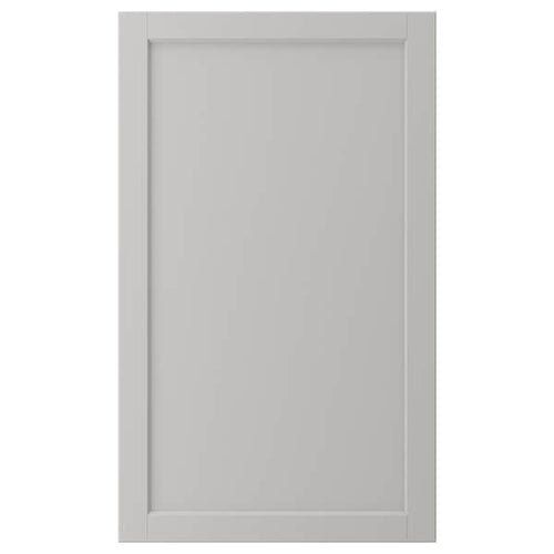 LERHYTTAN - Door, light grey, 60x100 cm