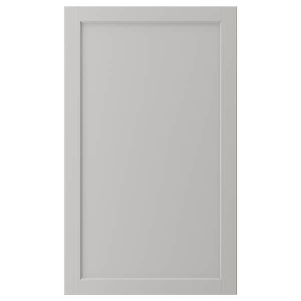 LERHYTTAN - Door, light grey, 60x100 cm