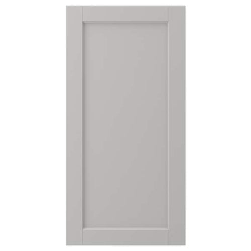 LERHYTTAN - Door, light grey, 40x80 cm