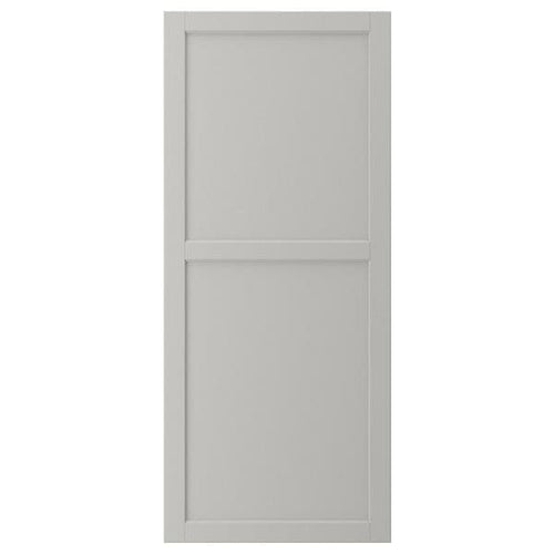 LERHYTTAN - Door, light grey, 60x140 cm