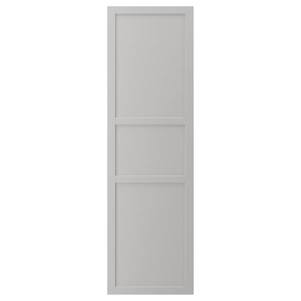 LERHYTTAN - Door, light grey, 60x200 cm - best price from Maltashopper.com 90461493