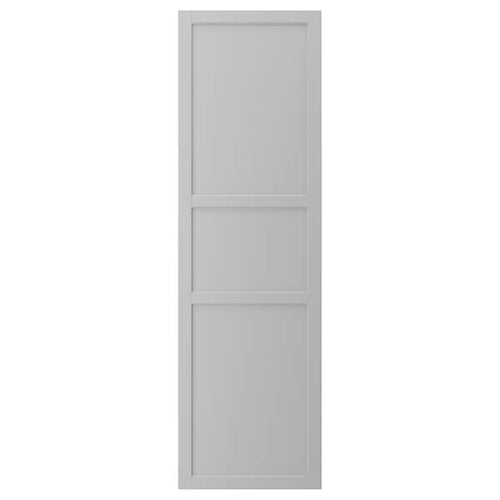 LERHYTTAN - Door, light grey, 60x200 cm