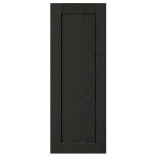 LERHYTTAN - Door, black stained, 30x80 cm - best price from Maltashopper.com 20418851
