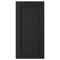 LERHYTTAN door, black stained, 30x60 cm