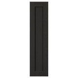 LERHYTTAN door, black stained, 20x80 cm