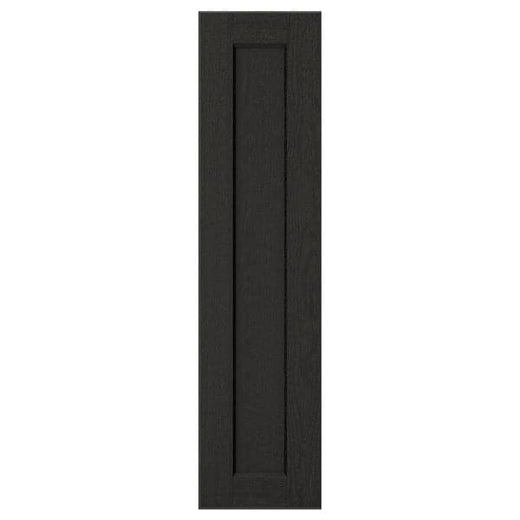 LERHYTTAN door, black stained, 20x80 cm
