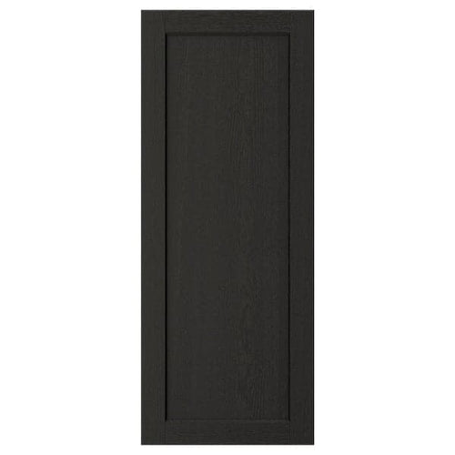 LERHYTTAN - Door, black stained, 40x100 cm