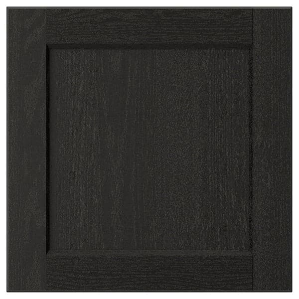 Ikea LERHYTTAN - Door, black stained, 40x40 cm