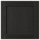 LERHYTTAN door, black stained, 40x40 cm