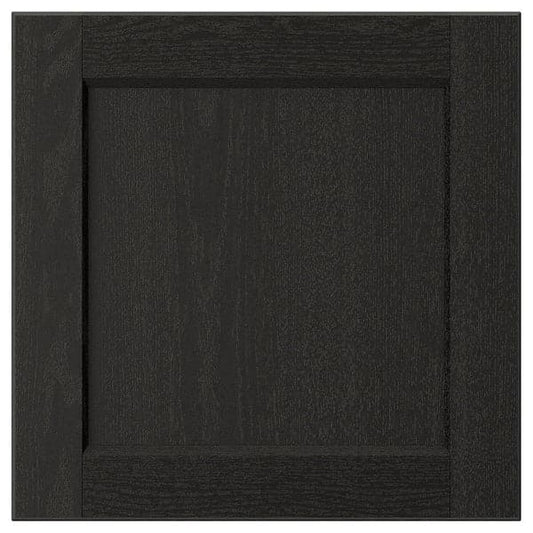 Ikea LERHYTTAN - Door, black stained, 40x40 cm