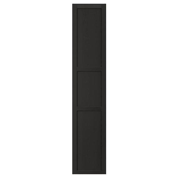 LERHYTTAN - Door, black stained, 40x200 cm - best price from Maltashopper.com 70356054