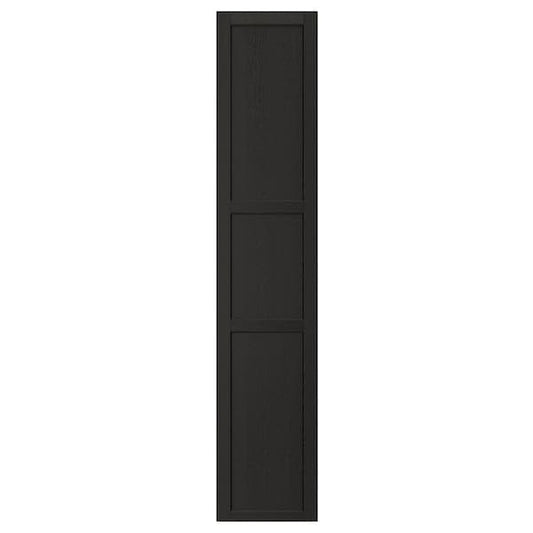 Ikea LERHYTTAN - Door, black stained, 40x200 cm
