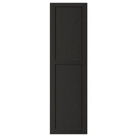 LERHYTTAN - Door, black stained, 40x140 cm - best price from Maltashopper.com 90356053