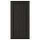 LERHYTTAN door, black stained, 40x80 cm