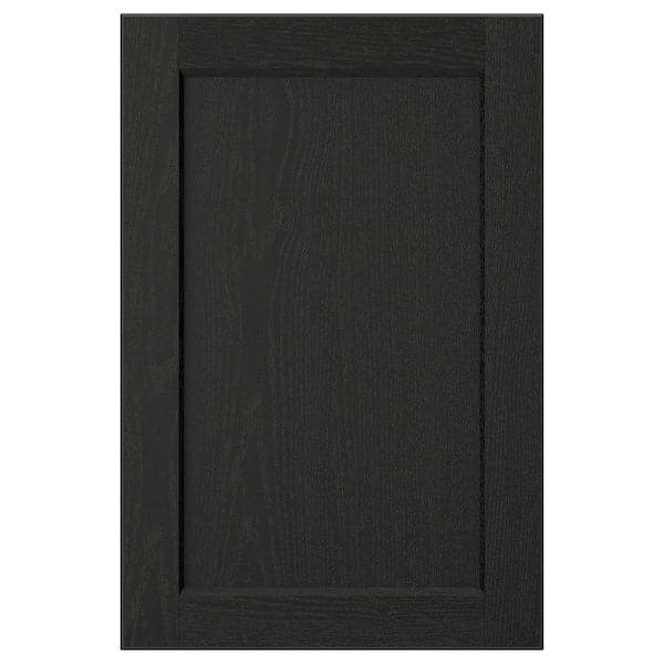 LERHYTTAN - Door, black stained, 40x60 cm - best price from Maltashopper.com 20356056