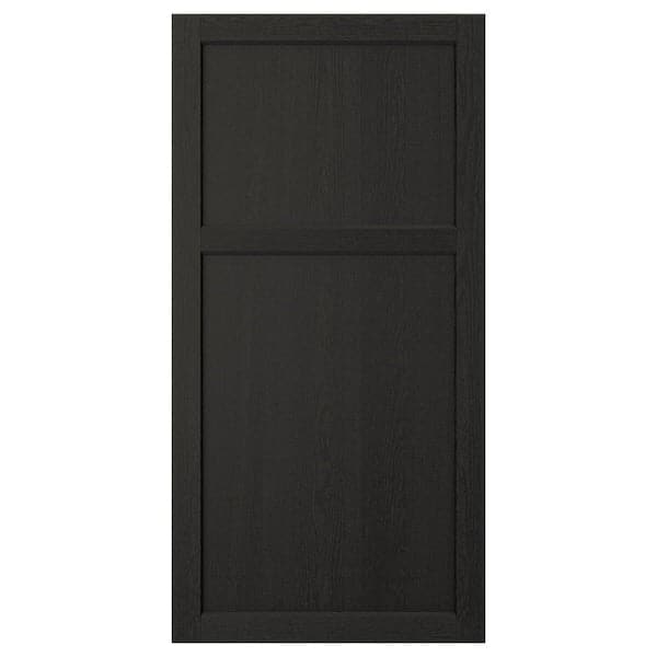 Ikea LERHYTTAN - Door, black stained, 60x120 cm
