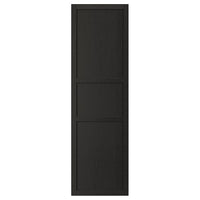 LERHYTTAN - Door, black stained, 60x200 cm - best price from Maltashopper.com 00356062