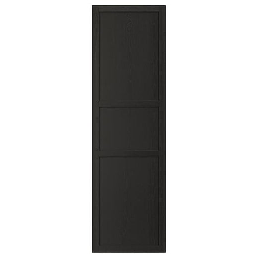 LERHYTTAN door, black stained, 60x200 cm