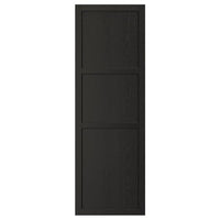 LERHYTTAN door, black stained, 60x180 cm