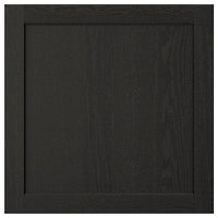 LERHYTTAN - Door, black stained, 60x60 cm - best price from Maltashopper.com 60356064