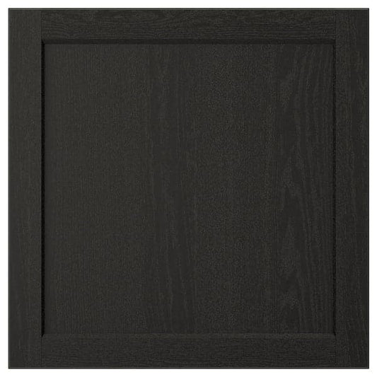 Ikea LERHYTTAN - Door, black stained, 60x60 cm